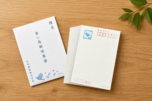 青い鳥郵便はがきは重度の障害がある人を対象に日本郵便株式会社が手がける福祉活動